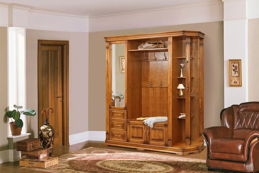 Шкаф комбинированный для прихожей «Верди Люкс 1» п433.01