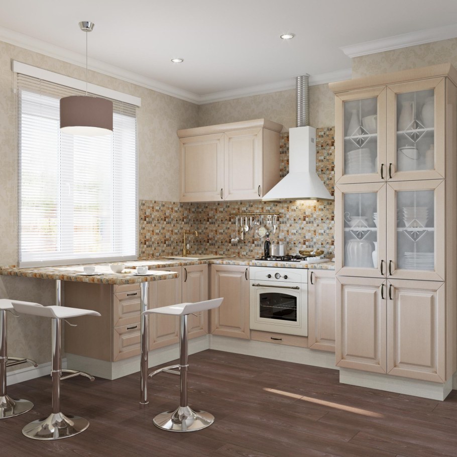 Кухня Леда белая Леруа Мерлен