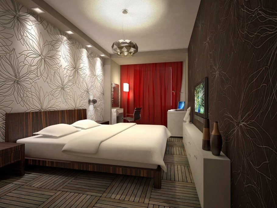 Спальня 15 метров с балконом