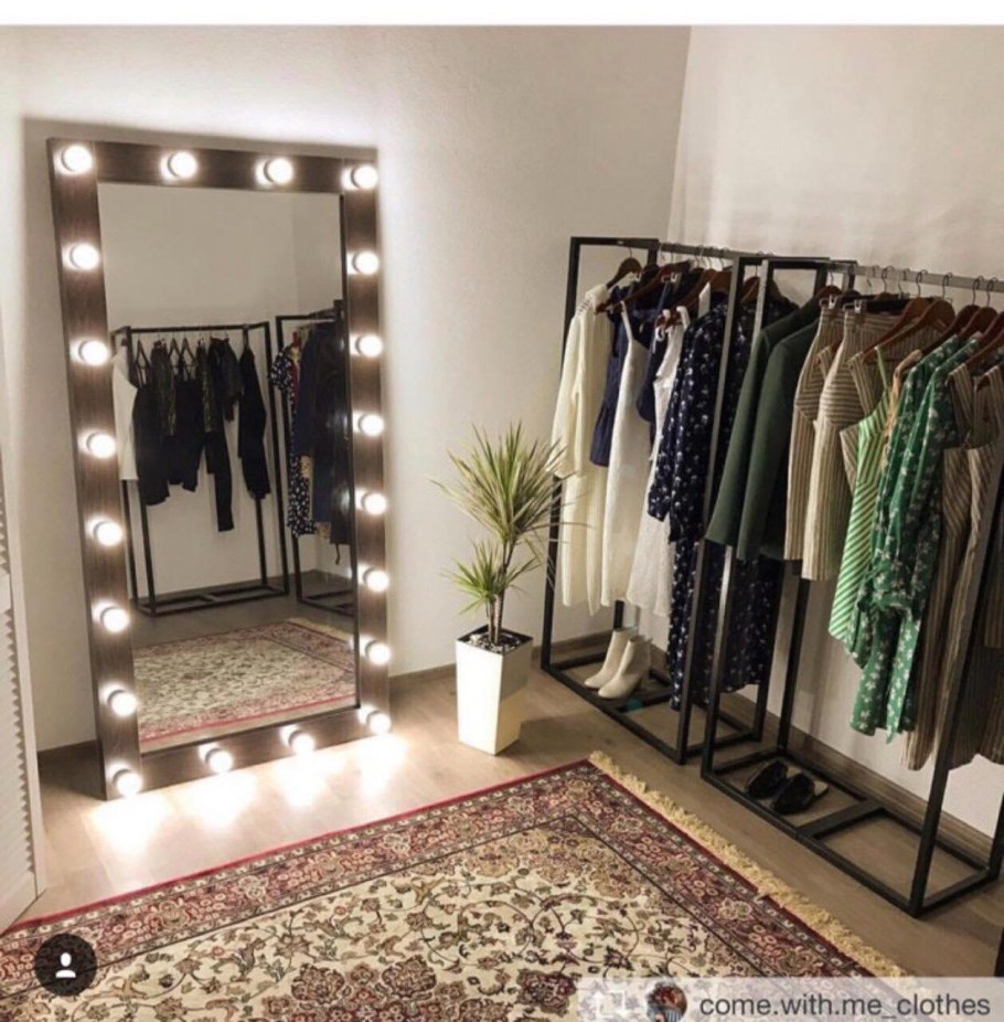 Гримерное зеркало лофт 180