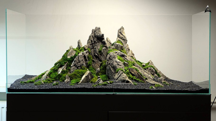 Аквариум 40 литров вулканическая лава