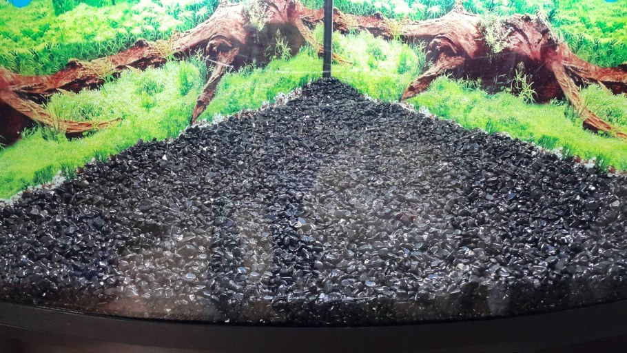 Цихлидник с камнями