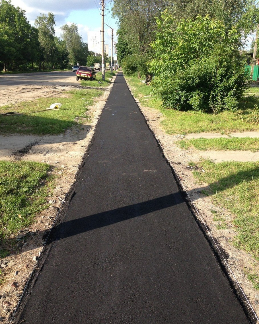 Асфальт тротуар