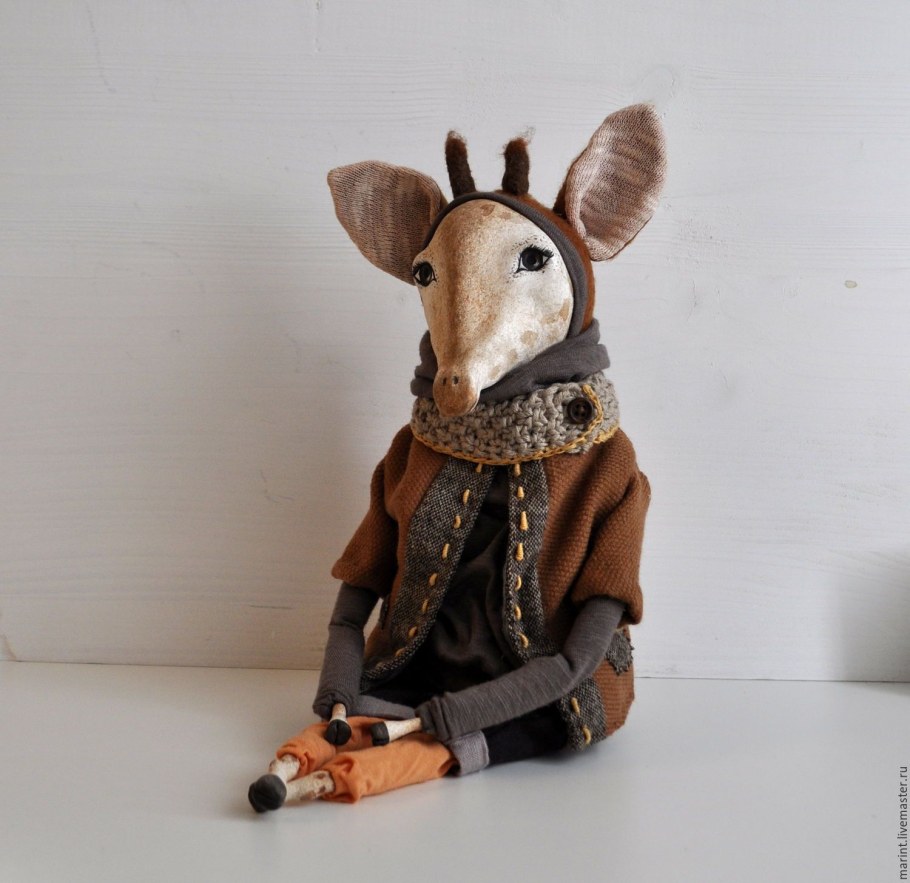 Кукла Жираф ручная работа