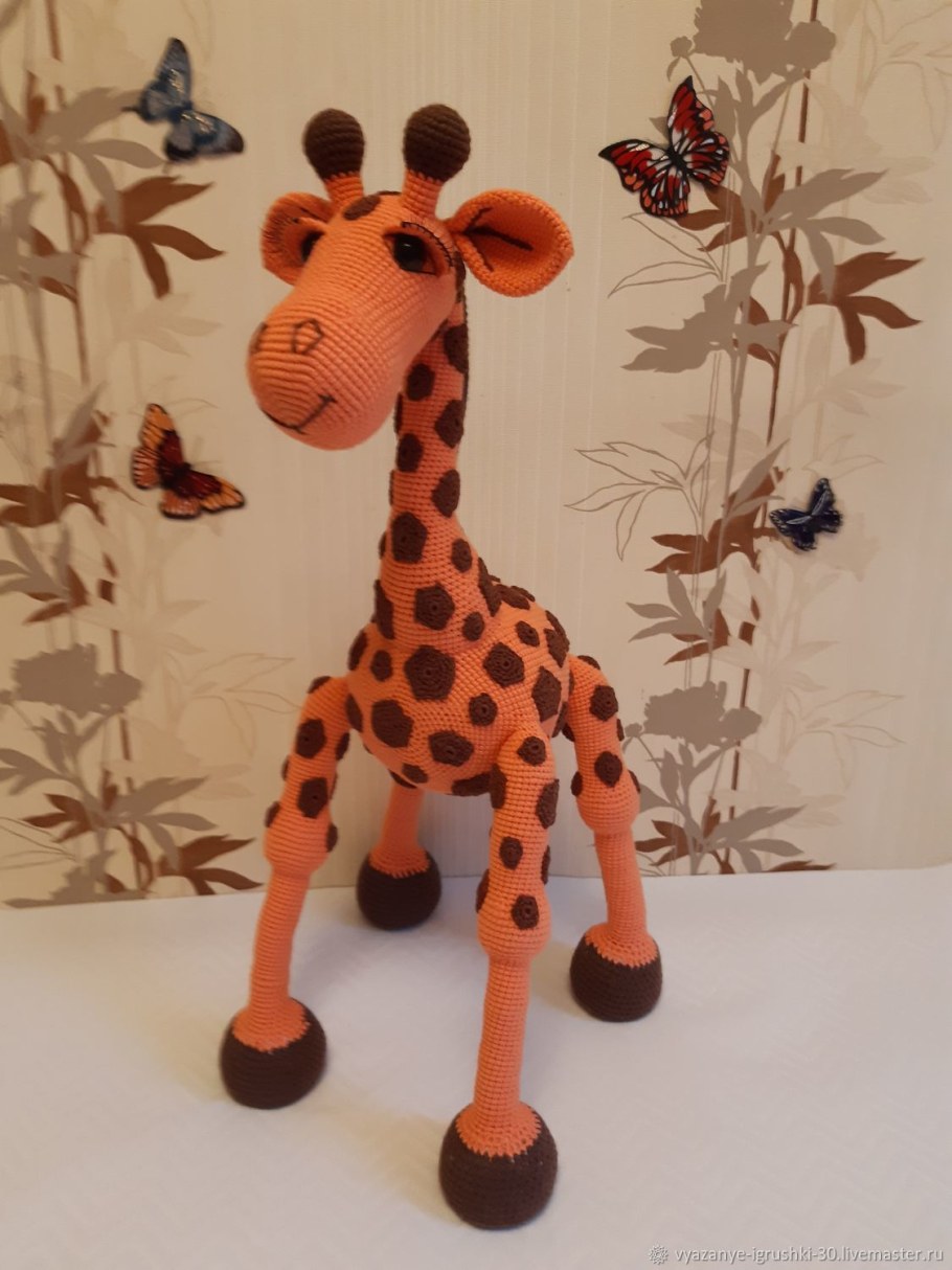 Интерьерная игрушка Жираф своими руками