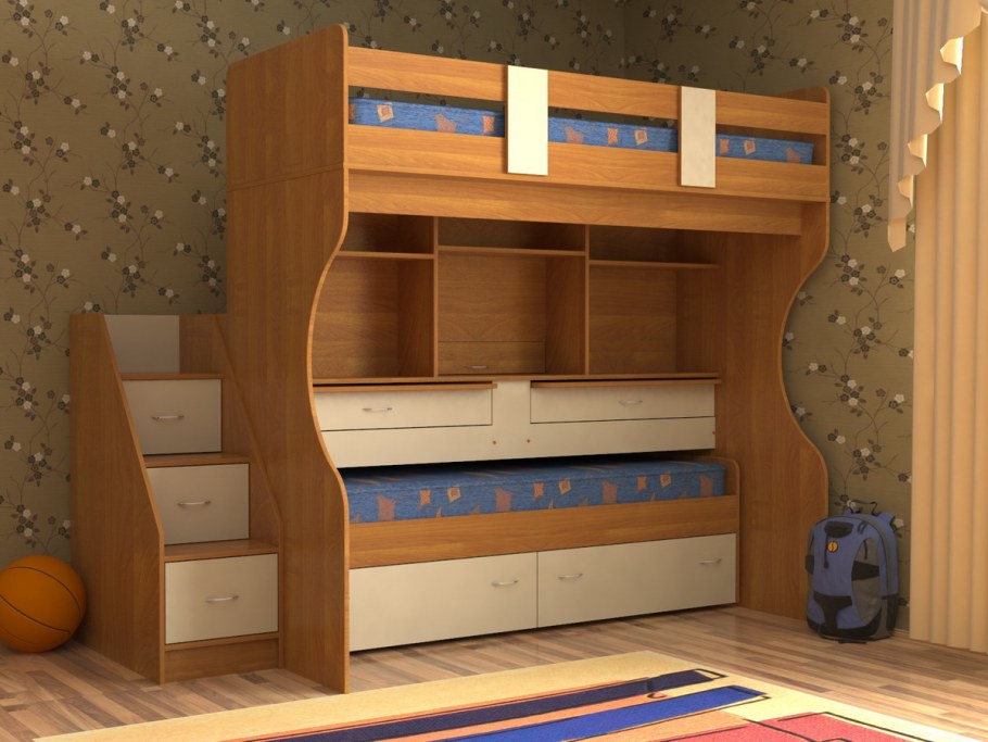 Кровать двухъярусная «tim TIX 1.1