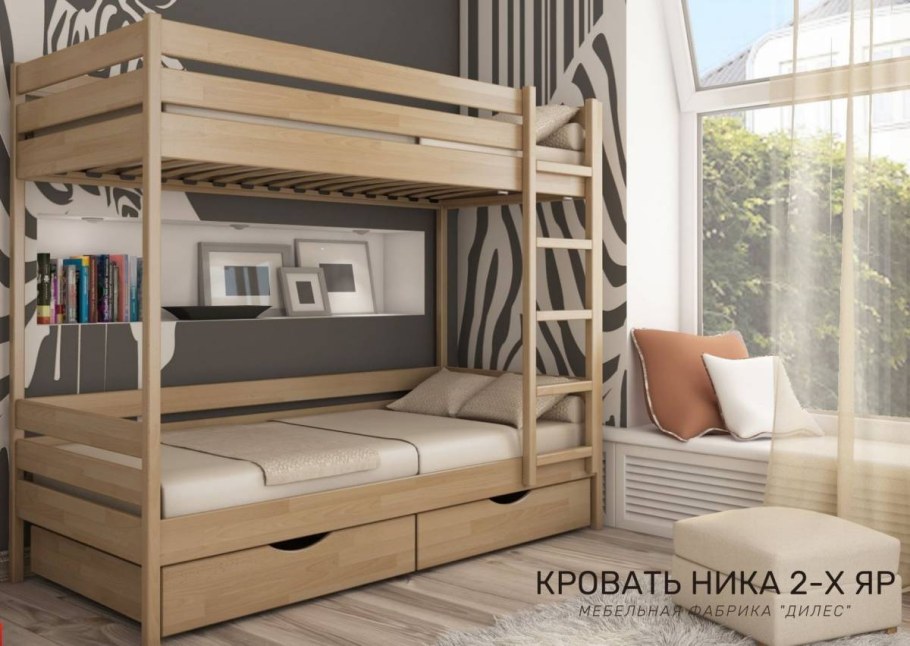 Двухъярусная кровать 180х90