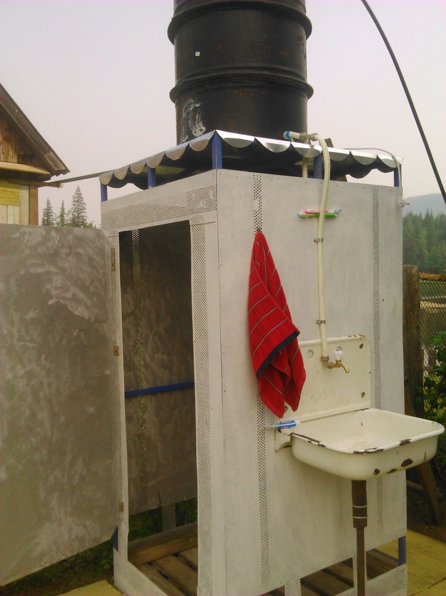 Душ дачный 80* 80 "Электромаш" с ЭВН-128л