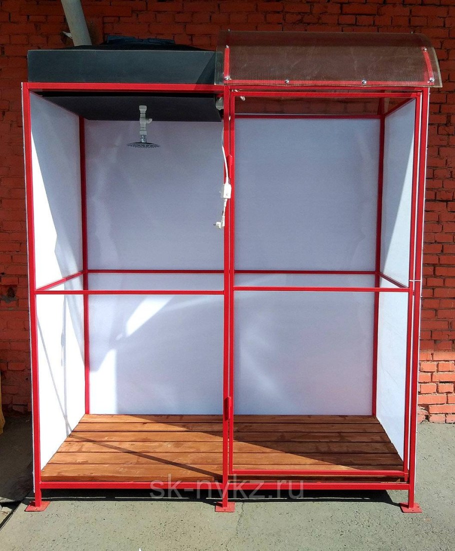 Душевая кабина для дачи с подогревом