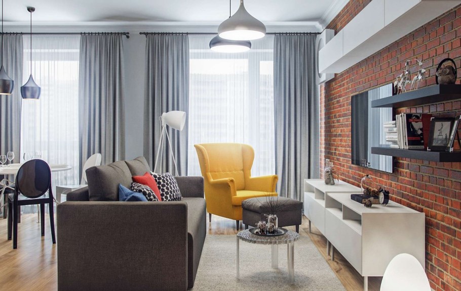 Трехкомнатная квартира в современном стиле