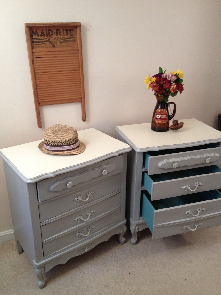 Перекраска прикроватной тумбы