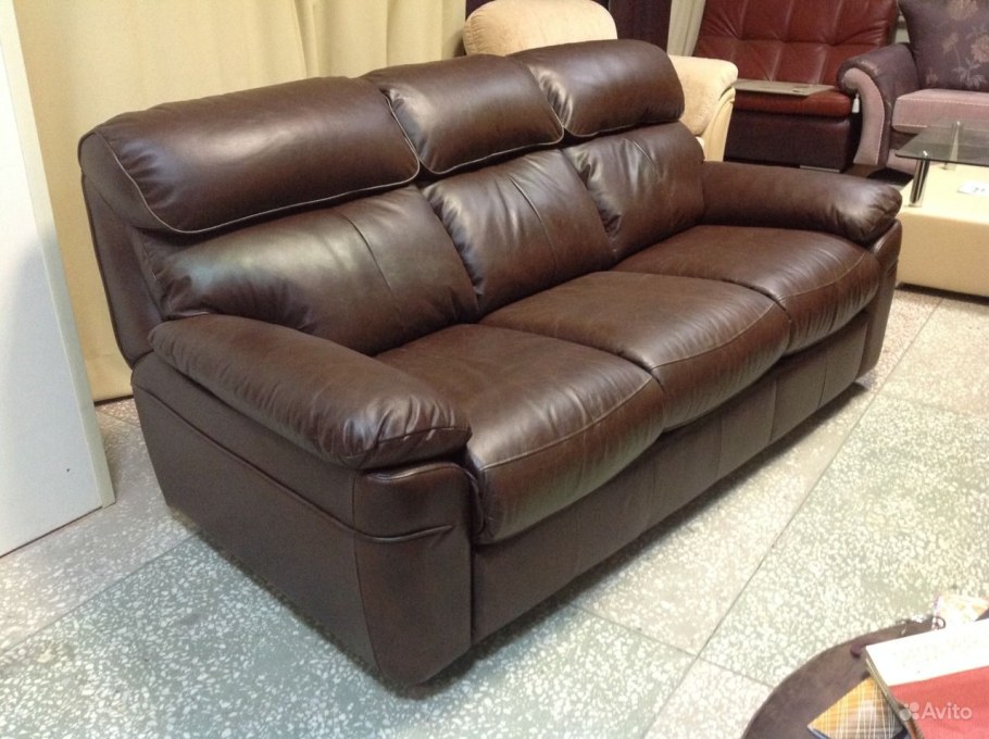 Кожаный диван Дионис