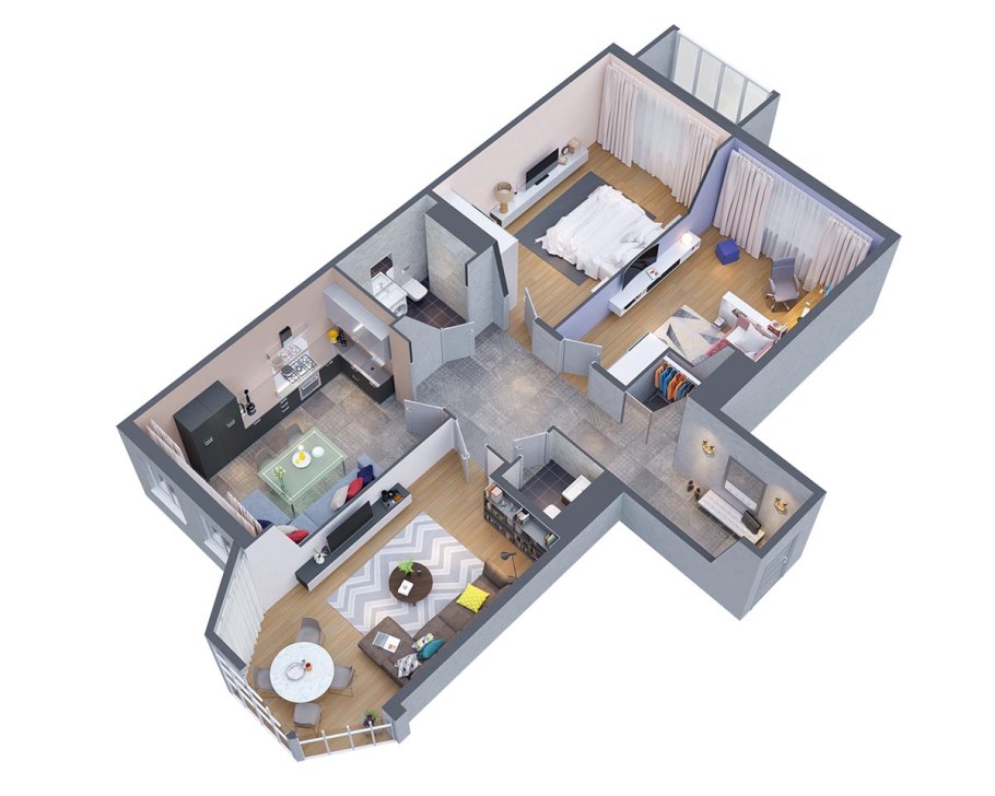 Планировка пик евротрешка