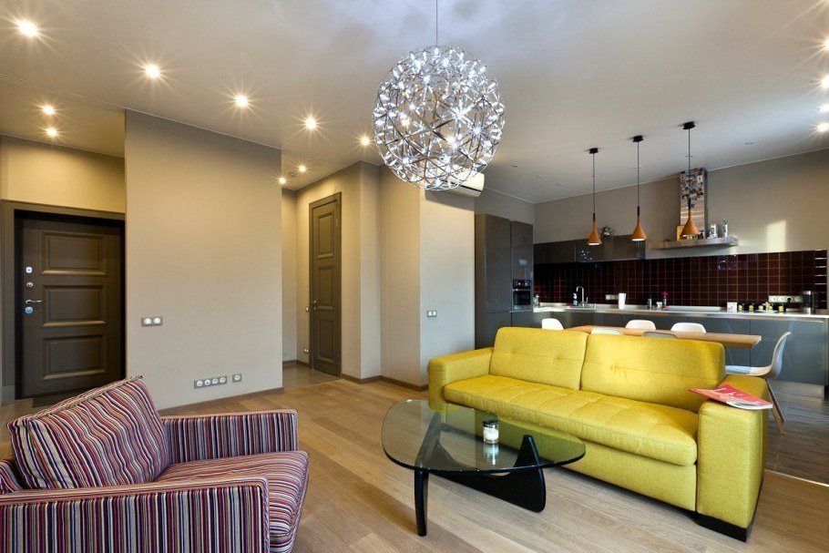 Интерьер квартиры евродвушка