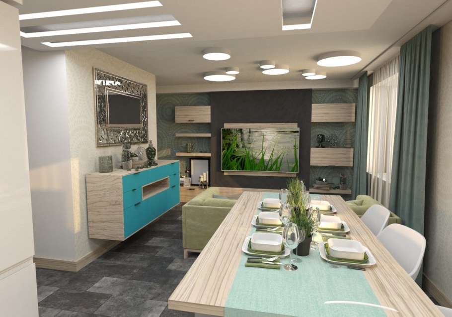 Кухня в евротрешке