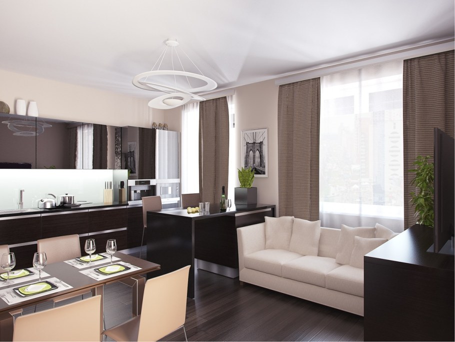 Интерьер квартиры евротрешка