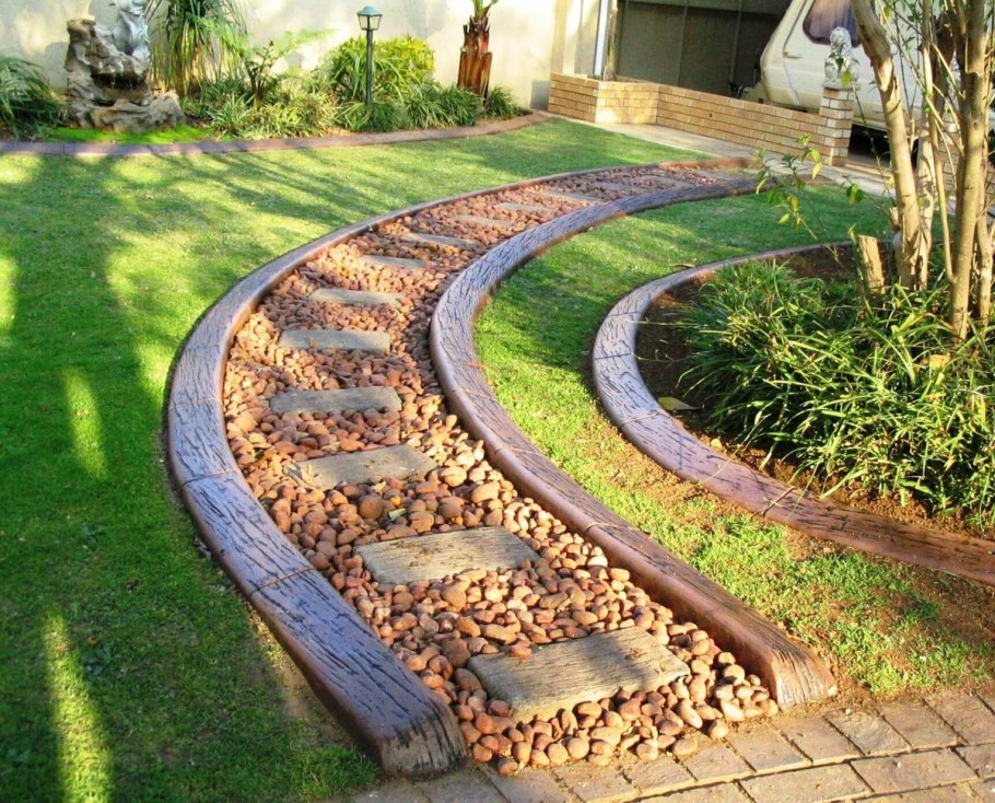 Выложить дорожки на даче