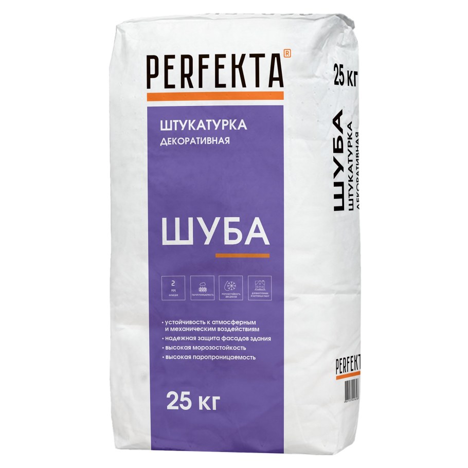 Декоративная штукатурка белая короед Основит