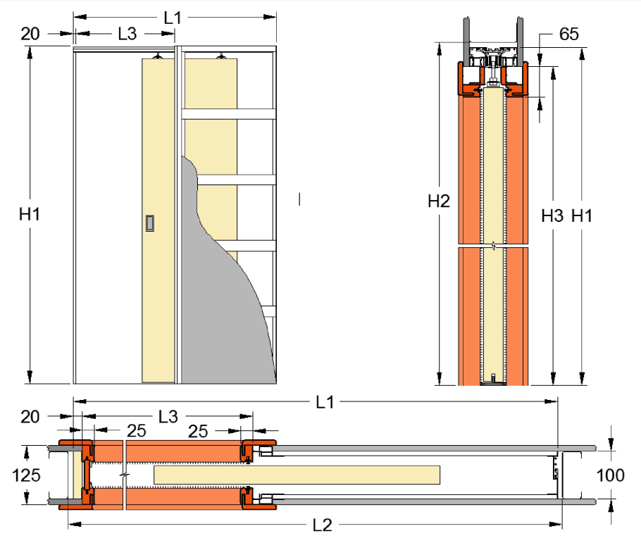Раздвижные перегородки Фрамир