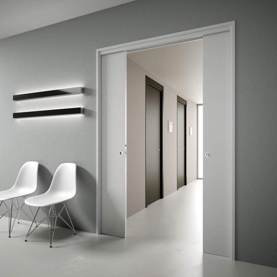 Двери кассетная отдвижные