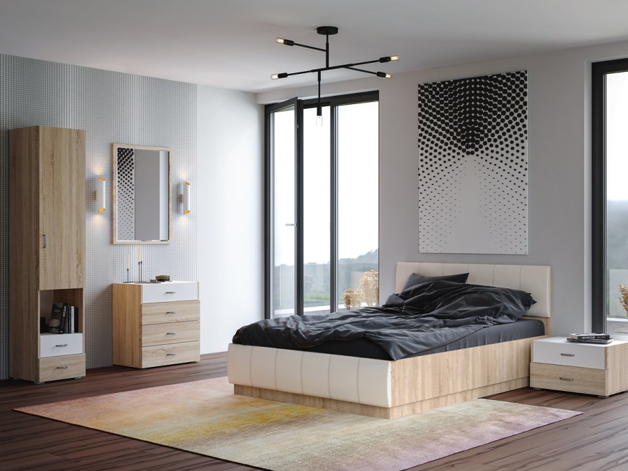 Дуб Сан Ремо белый мебель