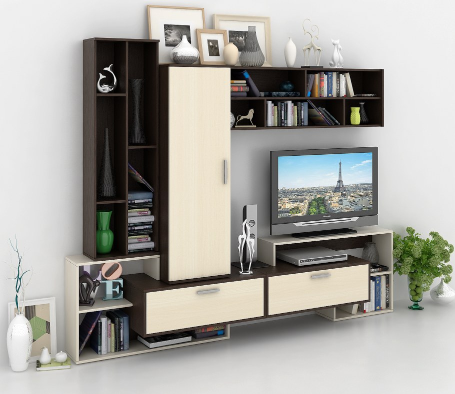 Стеллаж Арто 1 венге