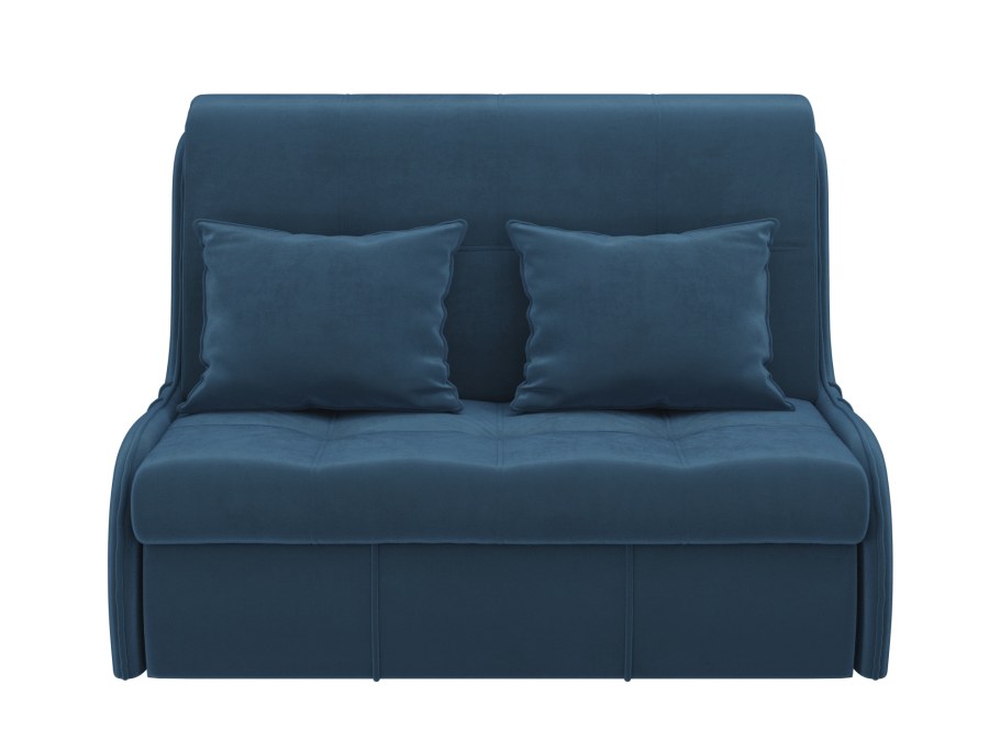 Диван Риттэр аккордеон голубой велюр