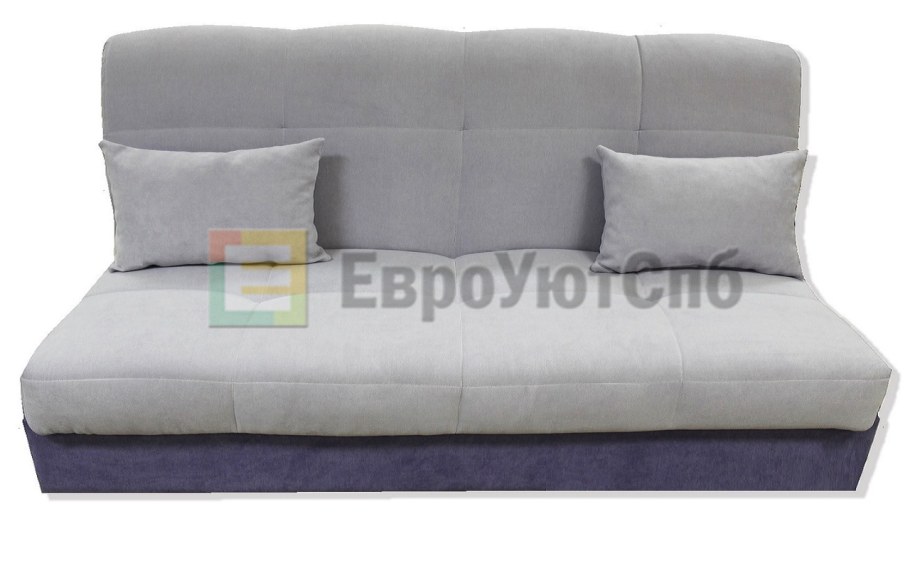 Диван прямой Карина 2 грей аккордеон