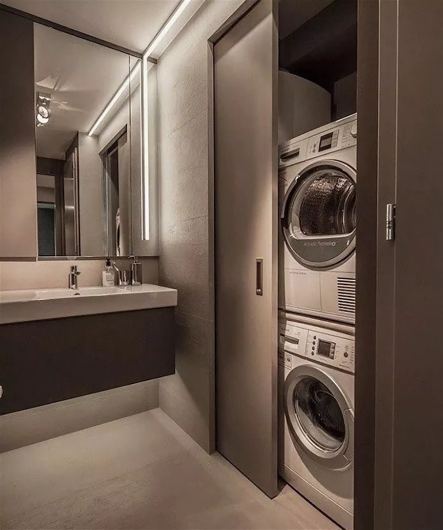 Санузел стиральная сушильная машина 4кв