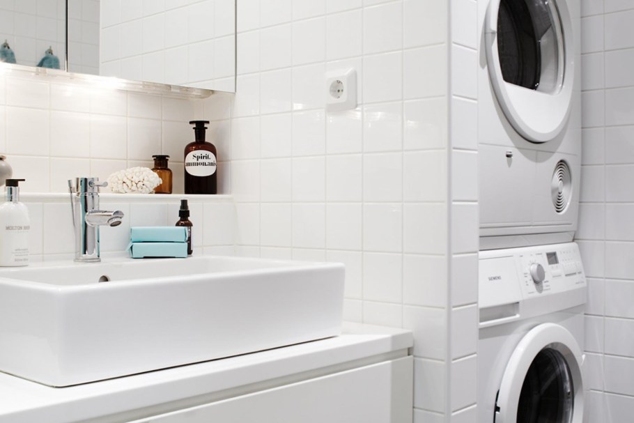 Сушильная машина в ванной