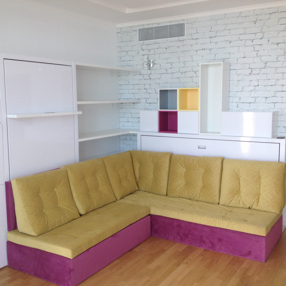 Откидная кровать с угловым диваном