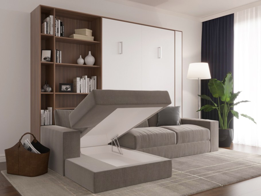 Откидная кровать с угловым диваном