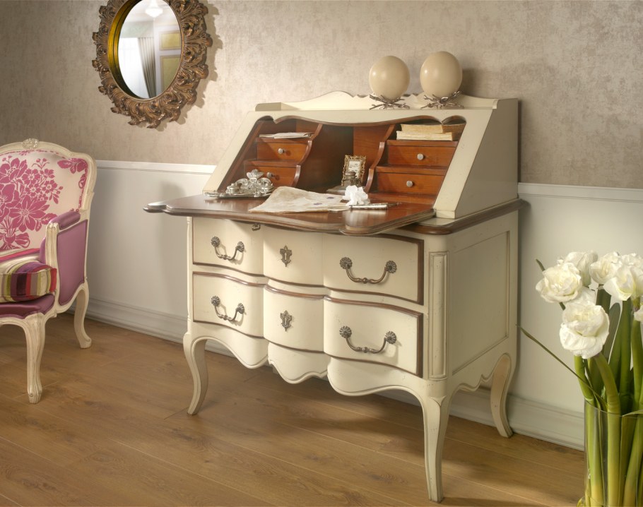 Секретер Прованс белый