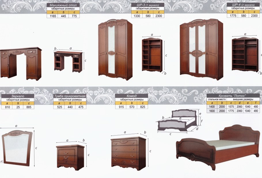 Комод Лотос белый жемчуг