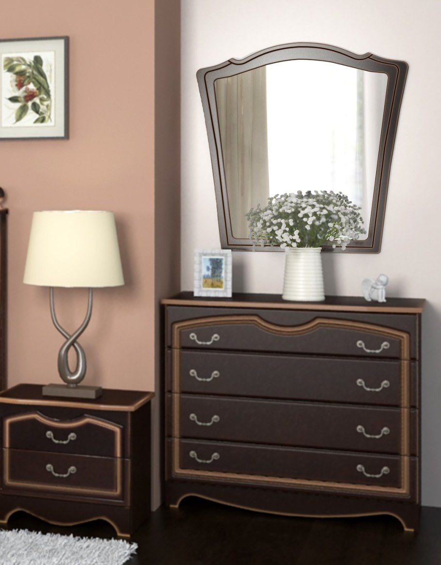 Кровать Лотос орех Браво мебель