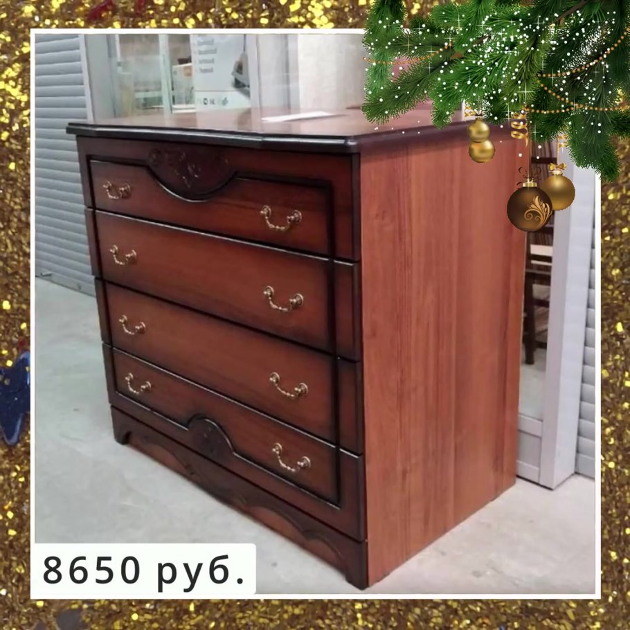 Комод Лотос орех Браво мебель