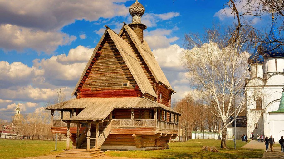 Деревянная Никольская Церковь Суздаль