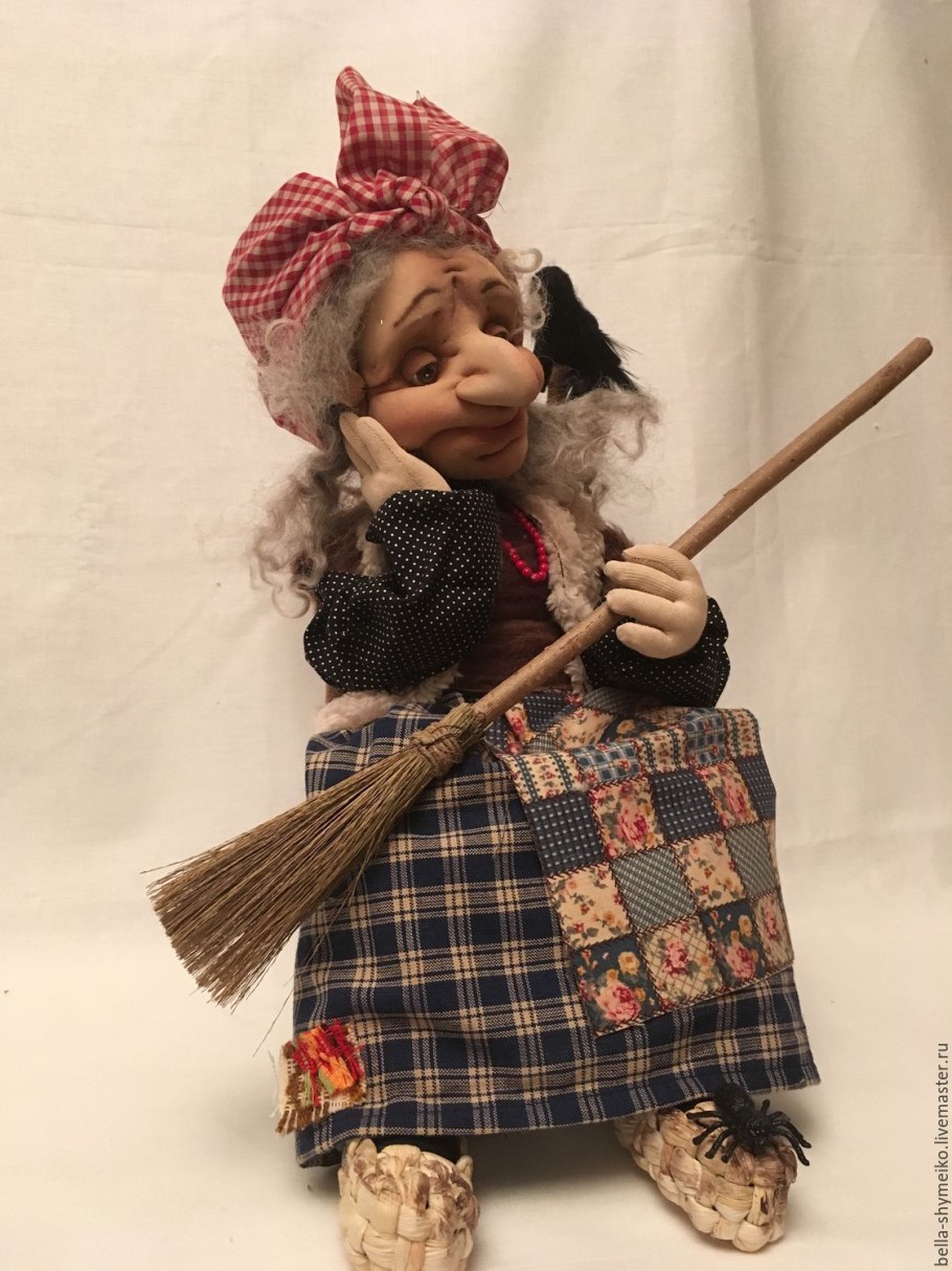 Куклы Анастасии Голеневой баба Яга