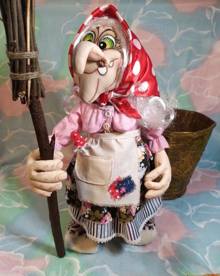 Платковая кукла баба Яга