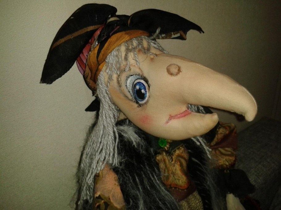Интерьерная кукла баба Яга