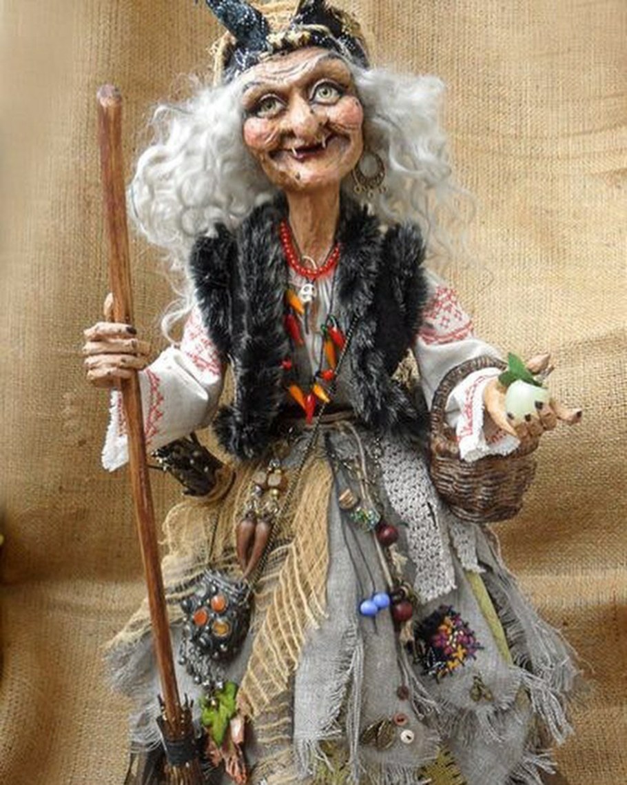 Мягкая игрушка баба Яга