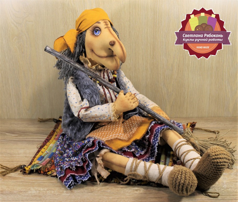 Текстильная кукла баба Яга мастер класс