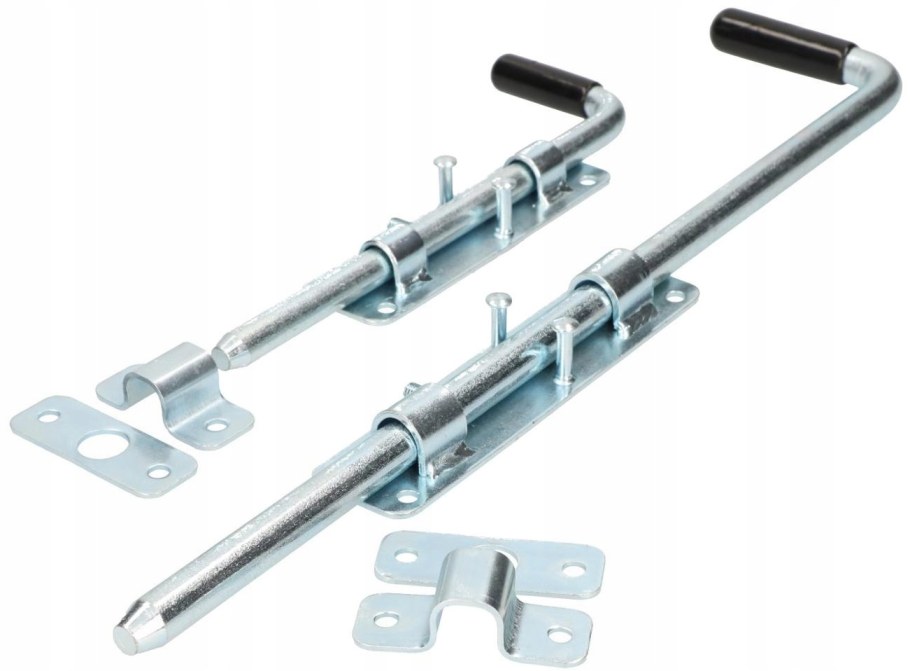 Засов воротный 150мм серебро