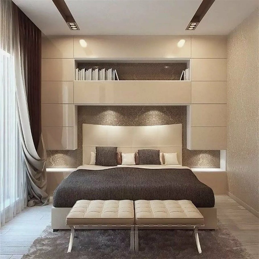 Шкаф вокруг кровати