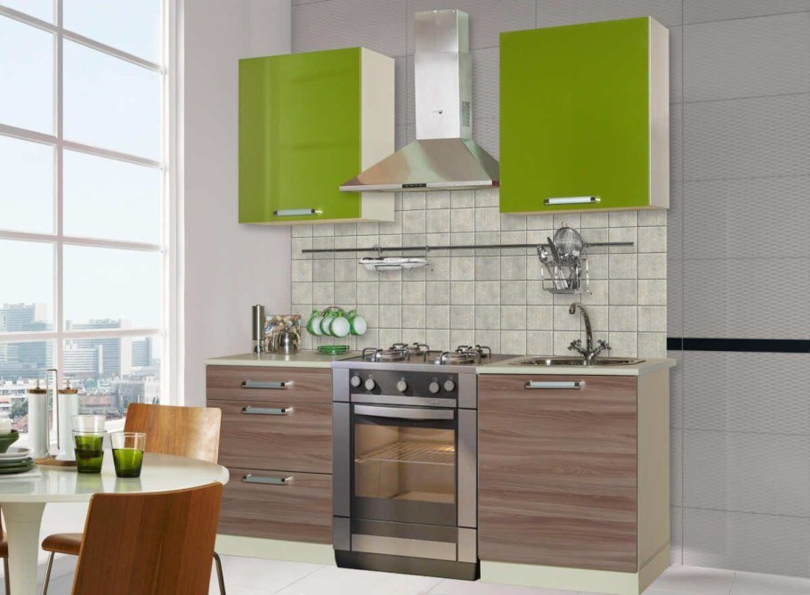 Кухня апельсин угловая