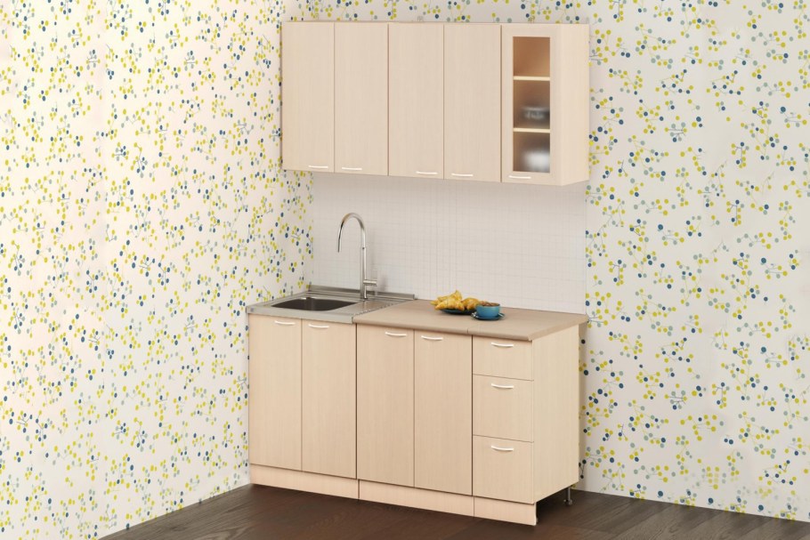 Кухня "эконом-1,2м" лайм