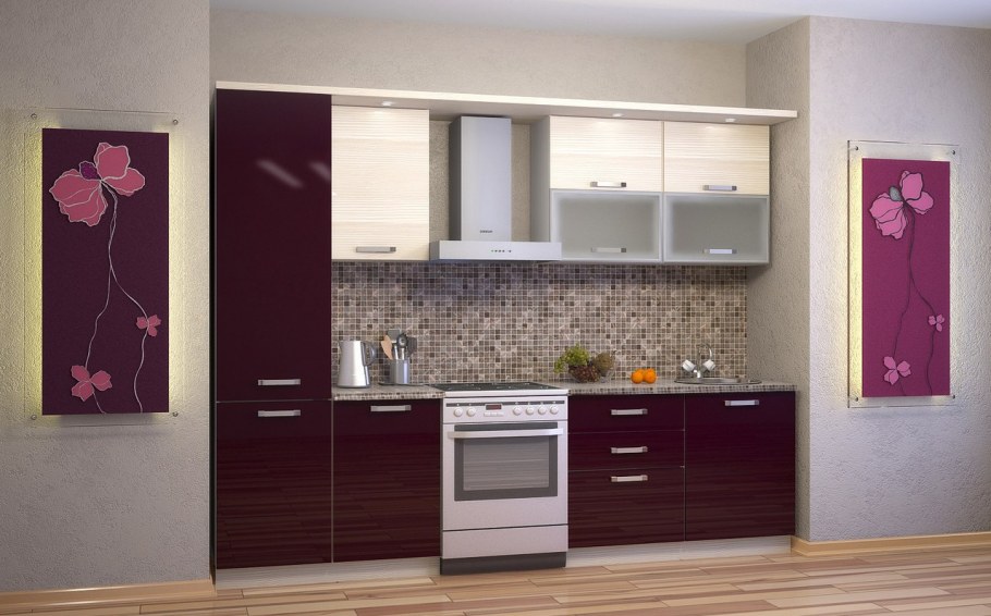 Кухонные гарнитуры для маленькой кухни