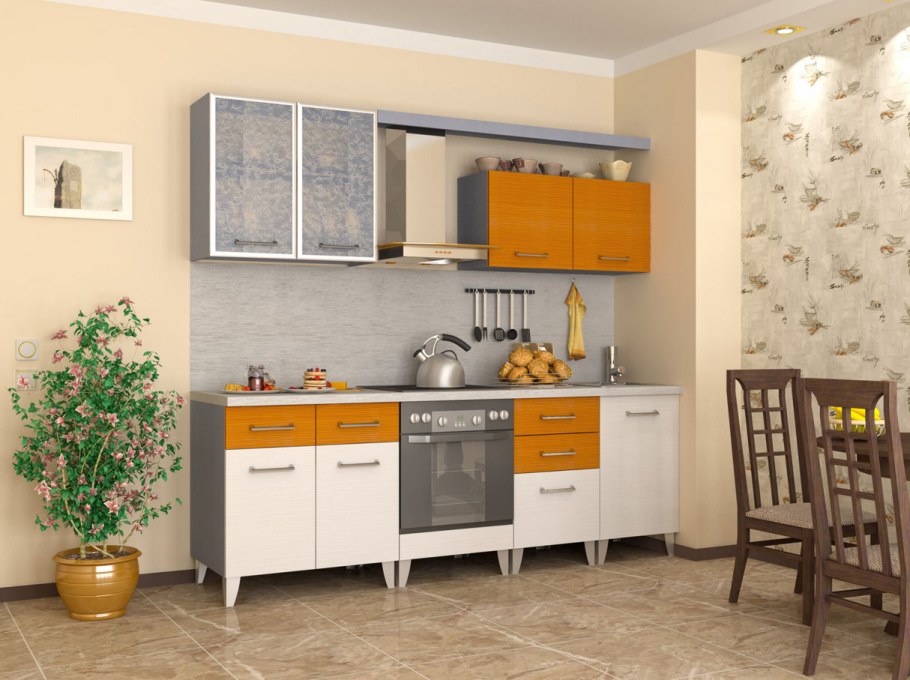 Кухонный гарнитур Симпл шимо темный