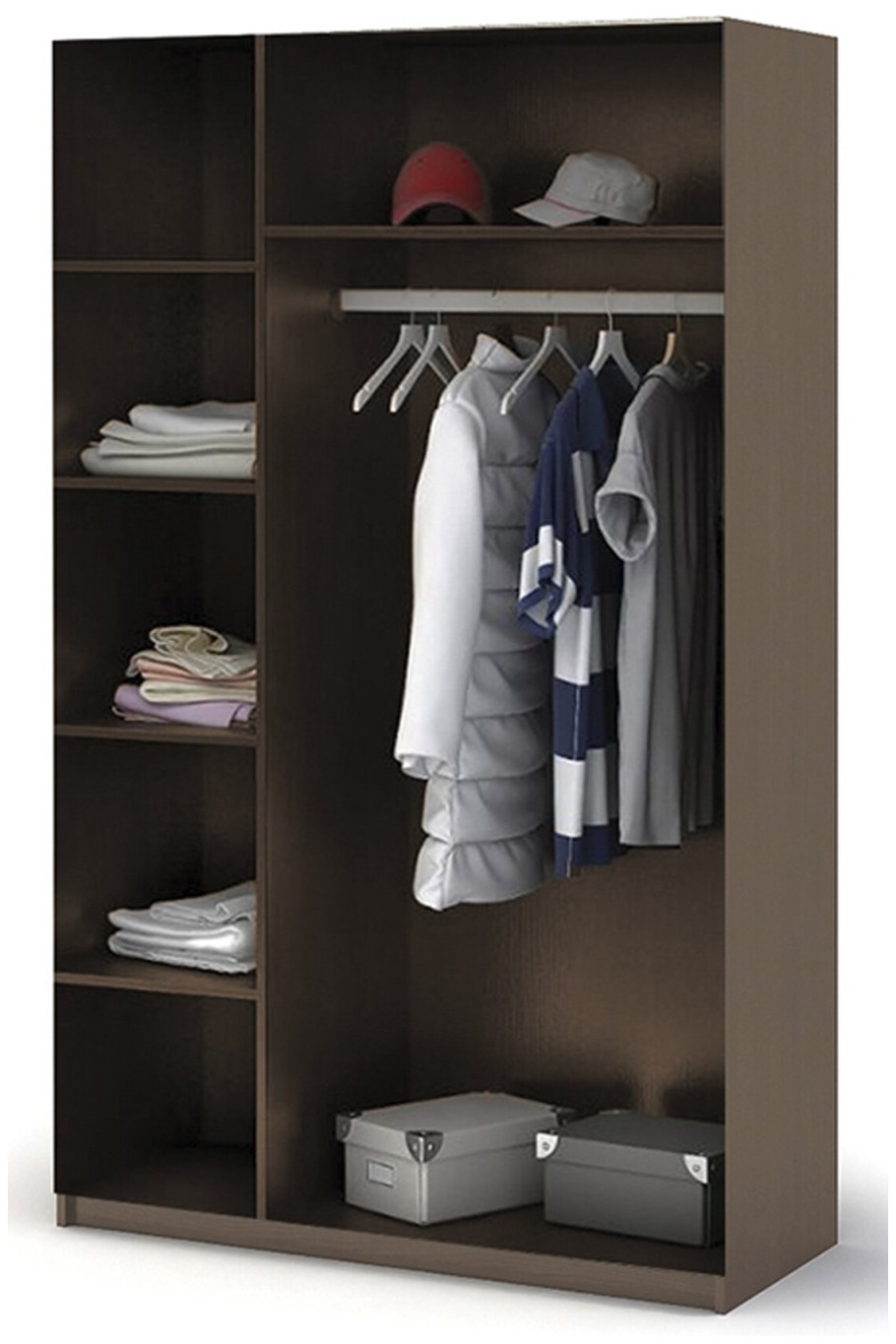 Кровать Бася с прикроватным блоком Стендмебель