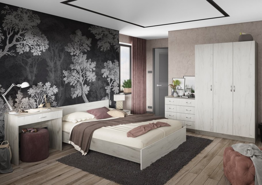 Спальня Бася Стендмебель